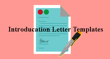 Introduction Letter Templates