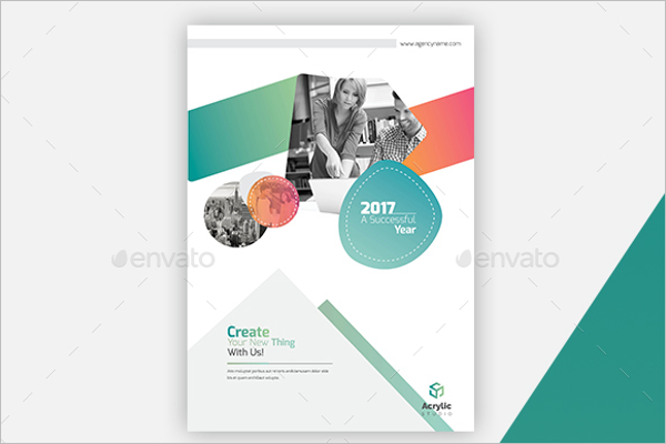 A4 Digital Brochure Template
