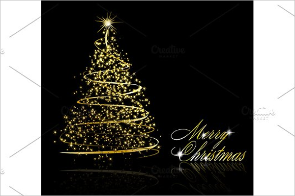 Abstract Christmas tree Design