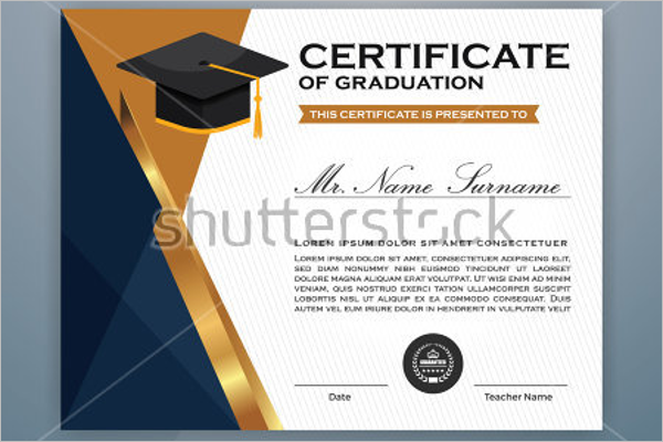 Academic Certificate Design