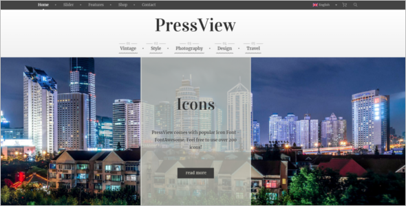 Antique WordPress Website Theme