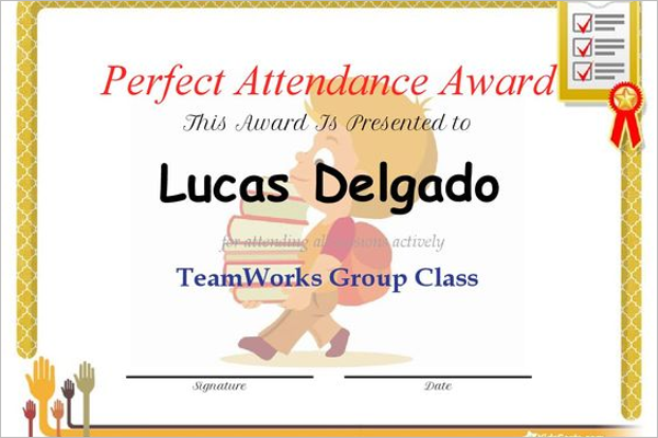 Attendance Certificate Letter