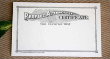 Attendance Certificate Templates