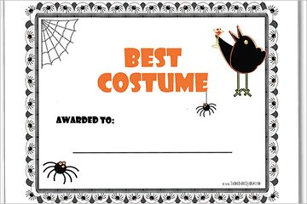 18 Halloween Certificate Templates Free Printable Word