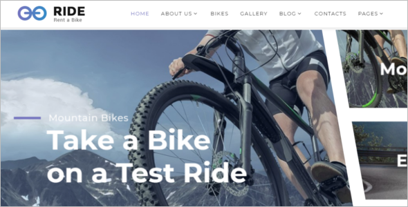 Bike Supplies Website Template