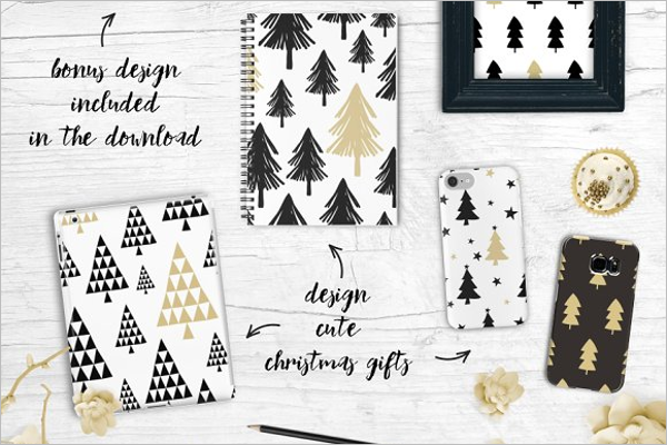 Black & Brown Christmas Tree Idea