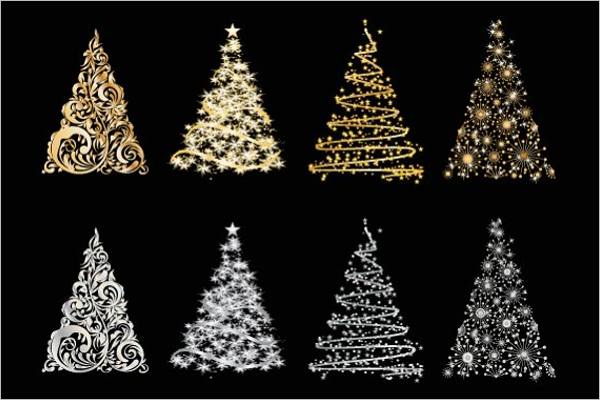 Black Christmas Tree Decoration Pack