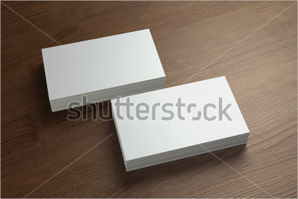 Blank business Card Template Illustrator