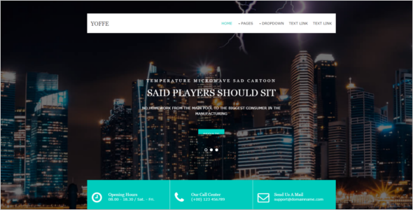 Bootstrap Free Website Template