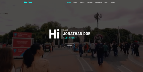 Bootstrap Portfolio Website Template
