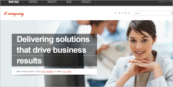 Business Solutions WordPress Theme