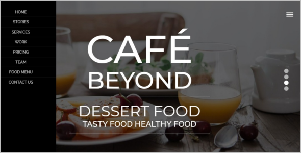 Cafe Website Template
