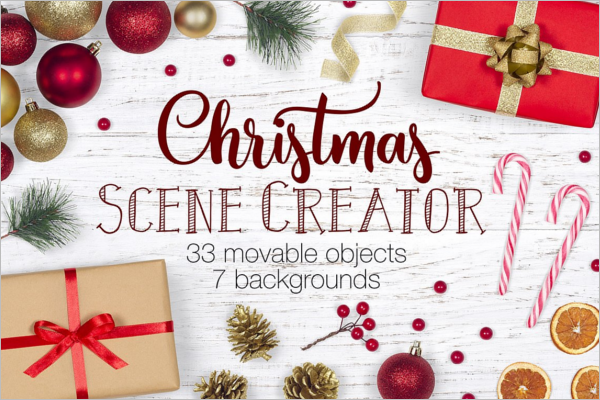 Christmas Scene Decoration Setters