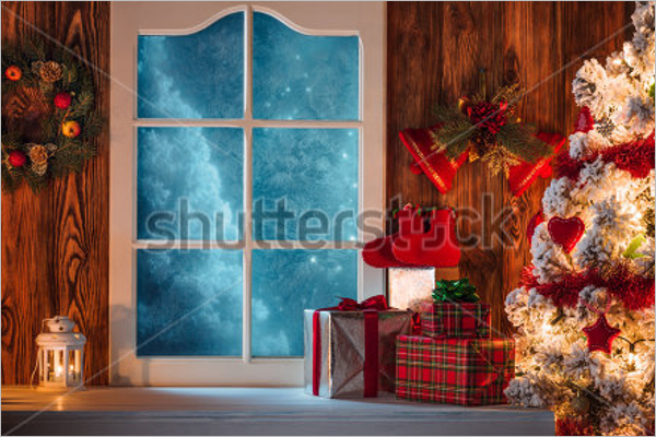 Christmas Street Scene Decoration
