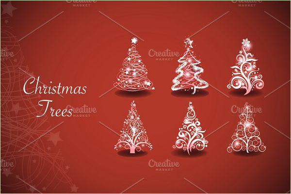 Christmas Tree Vector Template