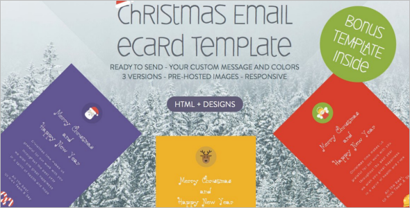Christmas eCard HTML Template