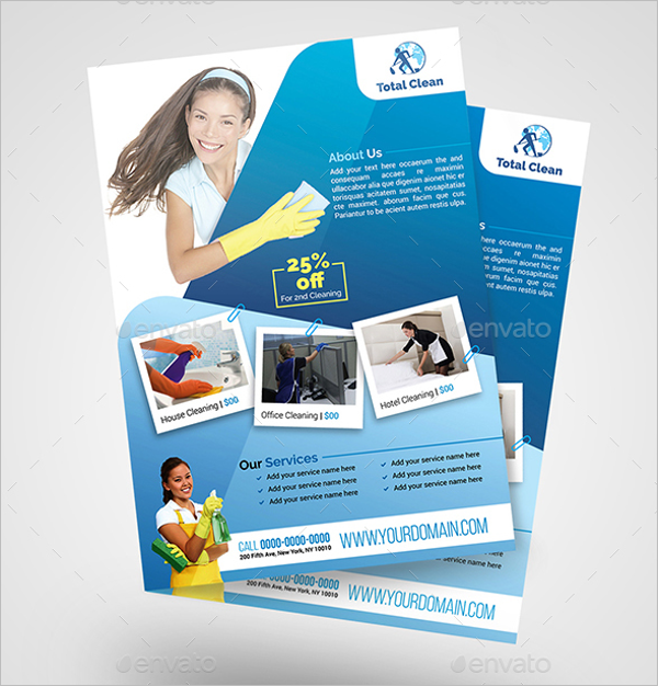 Cleaning Office Flyer Template