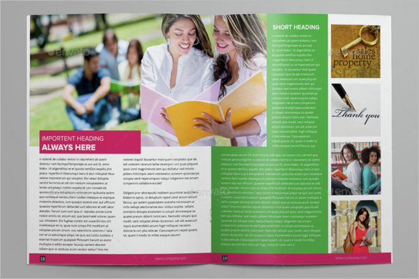 College Brochure Design Idea