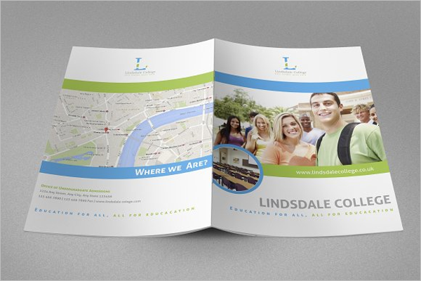 College Brochure PSD Template