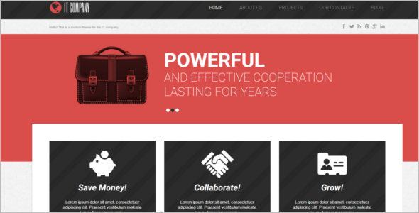 Corporate IT WordPress Theme