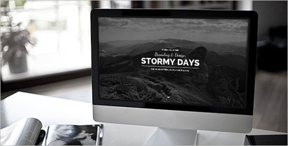 Corporate Vintage Blog Website Theme