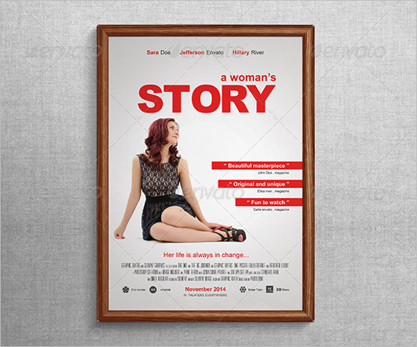 Custmoziable Poster PSD Design