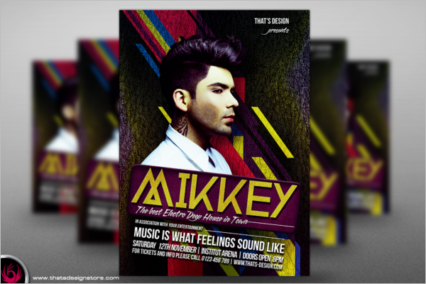 DJ Poster Design Template