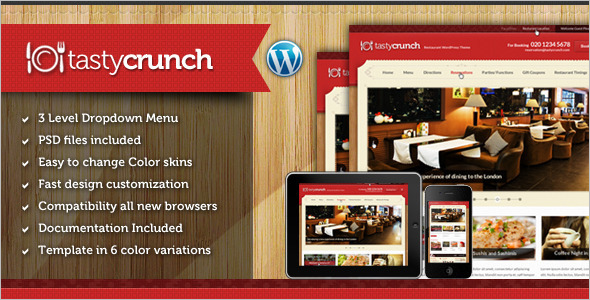 DeliciousÂ Restaurant Website Theme