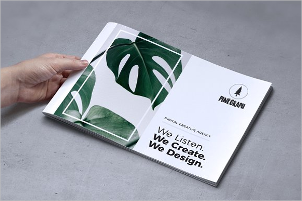 Digital Brochure Template PSD