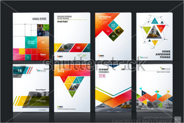 Digital Brochure Vector Template