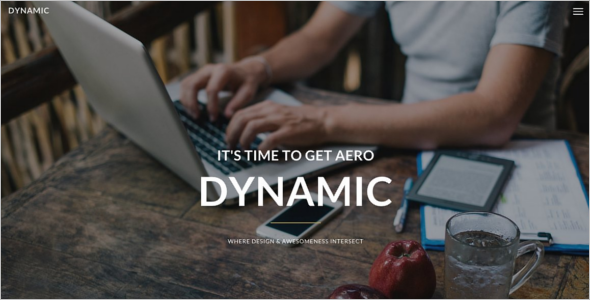 Dynamic Portfolio Website Template