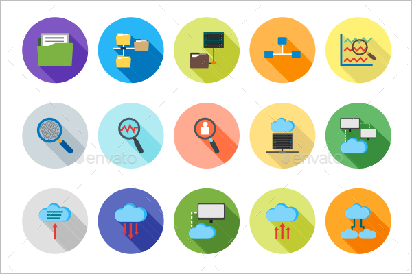 Editable Share Icons PSD