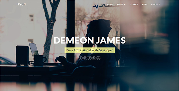Elegant Personal Website Template