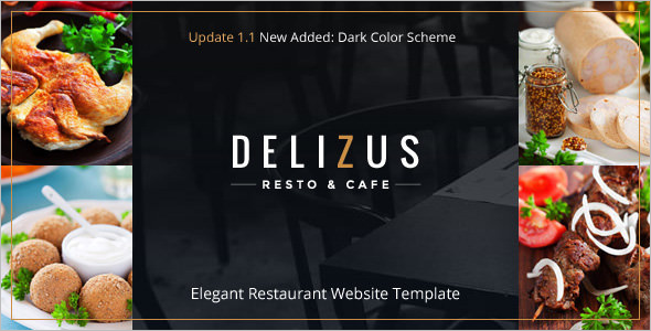 Elegant Restaurant Website Template