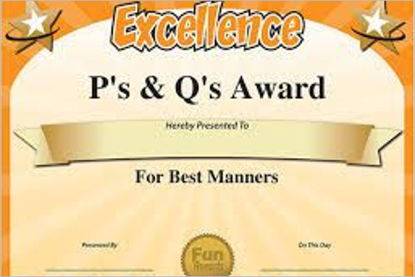 Elegant Funny Certificate Template