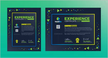 Experience Certificate Templates