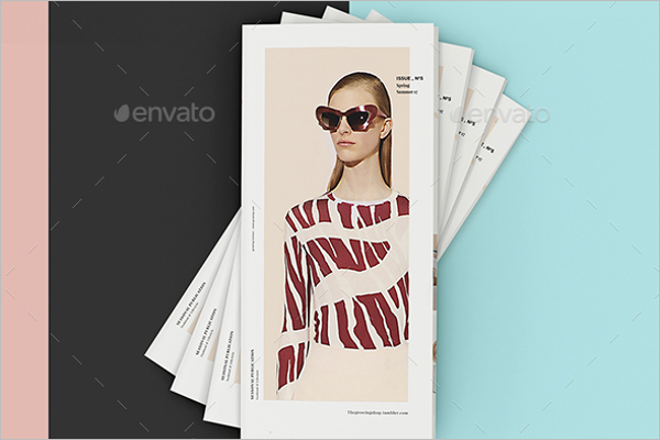 Fashion Tri Fold Mockup Template