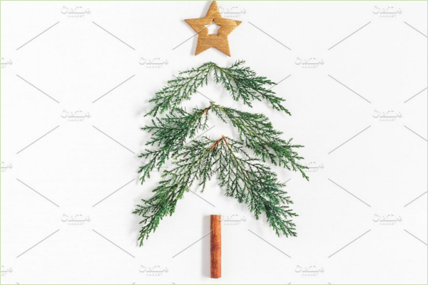 Fiber Xmas Tree Idea