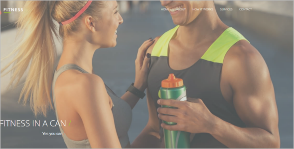 Fitness Website HTML Template