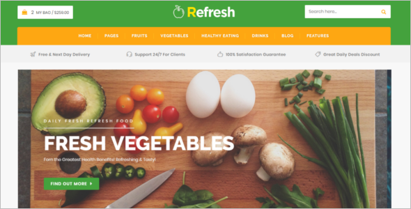 Food & Restaurant Website Template