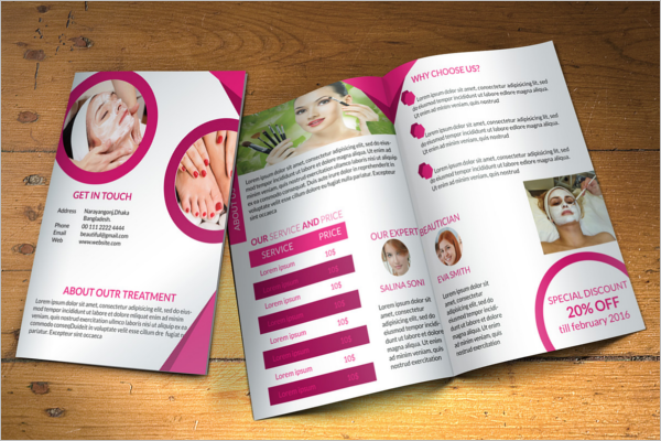 Free Beauty Brochure Template
