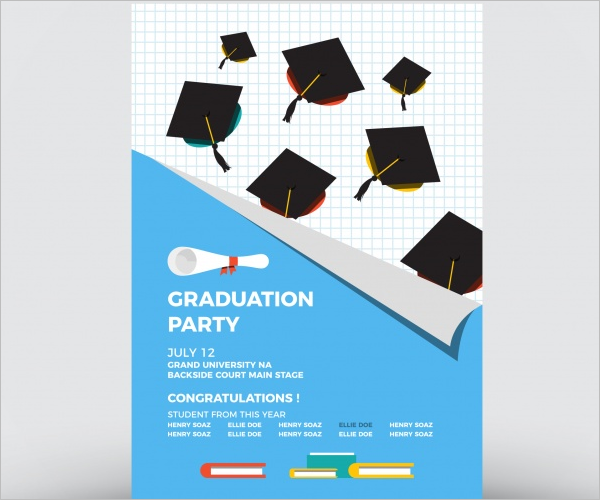 Free College party brochure Template
