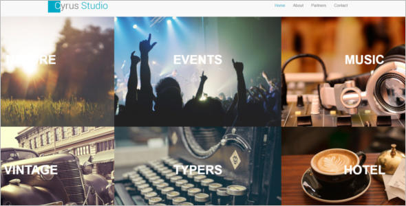 Free Event Website Template