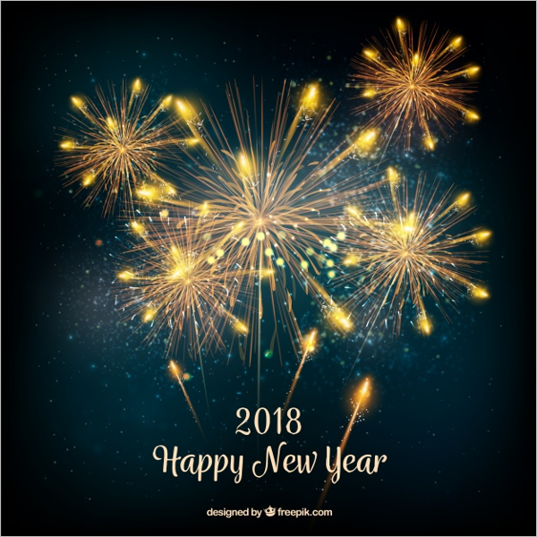Free New Year Background Party Design