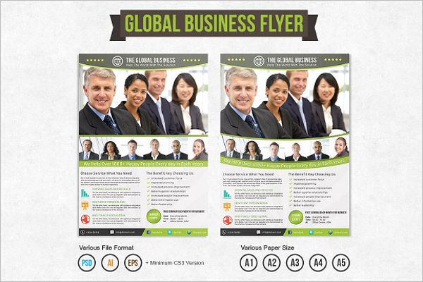 Global Business Flyer Template