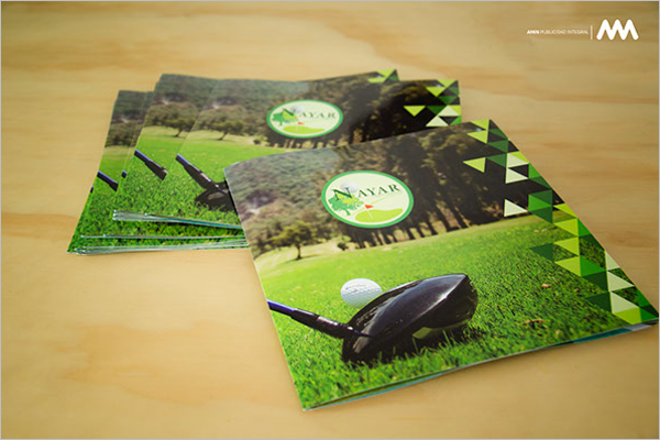 Golf Club Brochure Template