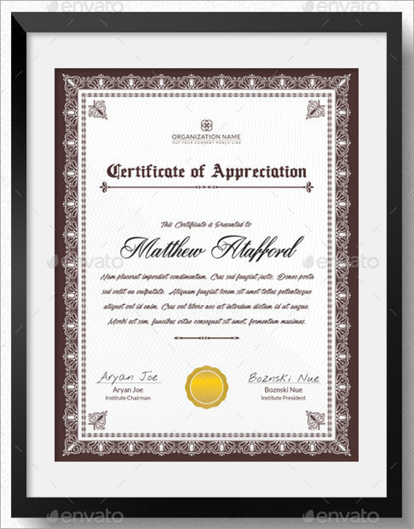 Graduation Certificate Template