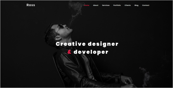 HTML Portfolio Website Template