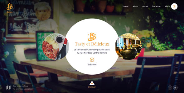 HTML Restaurant Website Template