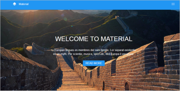 HTML5 & CSS3 Website Template